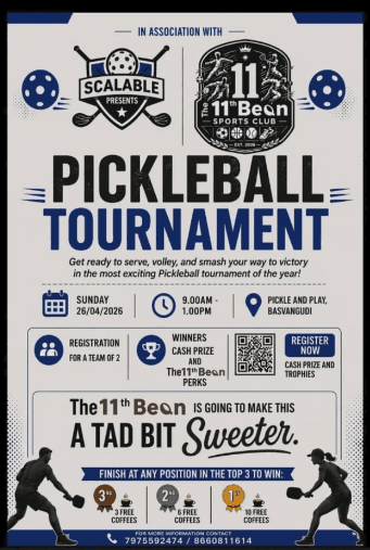 Pickleball Tournament poster
